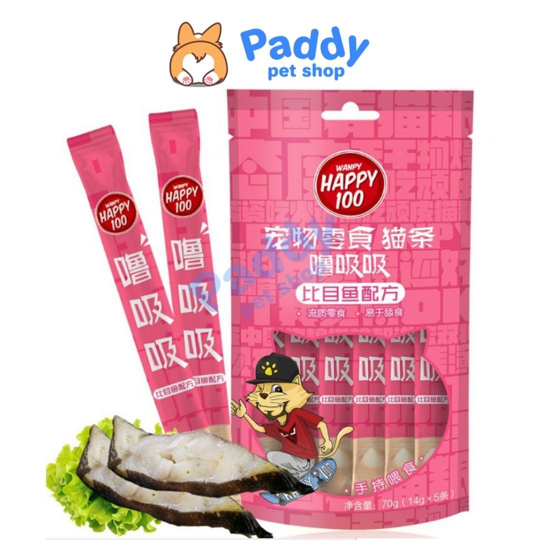 Súp Thưởng Cho Mèo Wanpy Happy 100 (Túi 5 tuýp*14g) - Paddy Pet Shop