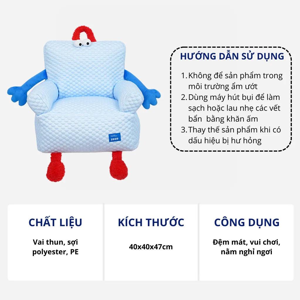 Ghế Nệm Mát Cho Chó Mèo Hình Robot ZEZE