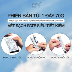 Pate Kings Pet Cho Chó Mèo Gói 70G