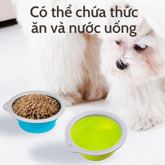 Bát Ăn Gấp Gọn Cho Chó Mèo FOFOS 500ml - Paddy Pet Shop