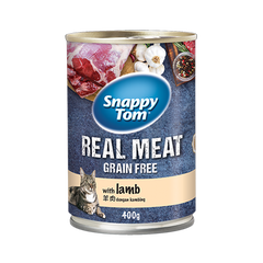 Pate Mèo Snappy Tom Real Fish - Lon 400g