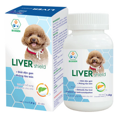 Viên Nhai Cho Chó Liver Shield - Giải Độc Gan & Phòng Táo Bón (Hộp 30 Viên)