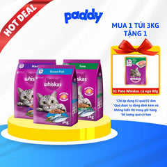 Hạt Cho Mèo Trưởng Thành Whiskas Adult