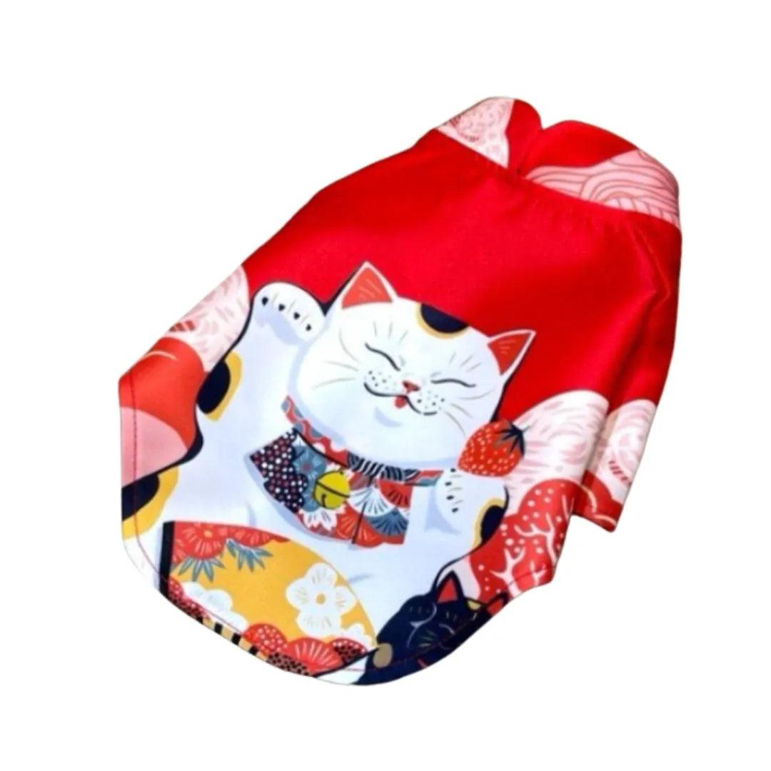 Phụ Kiện Thú Cưng Áo Dài Tết Lucky Cat Cho Chó Mèo - Paddy Pet Shop