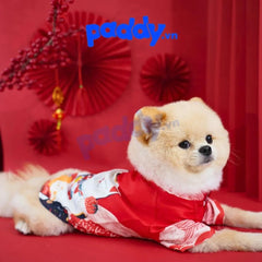 Phụ Kiện Thú Cưng Áo Dài Tết Lucky Cat Cho Chó Mèo - Paddy Pet Shop