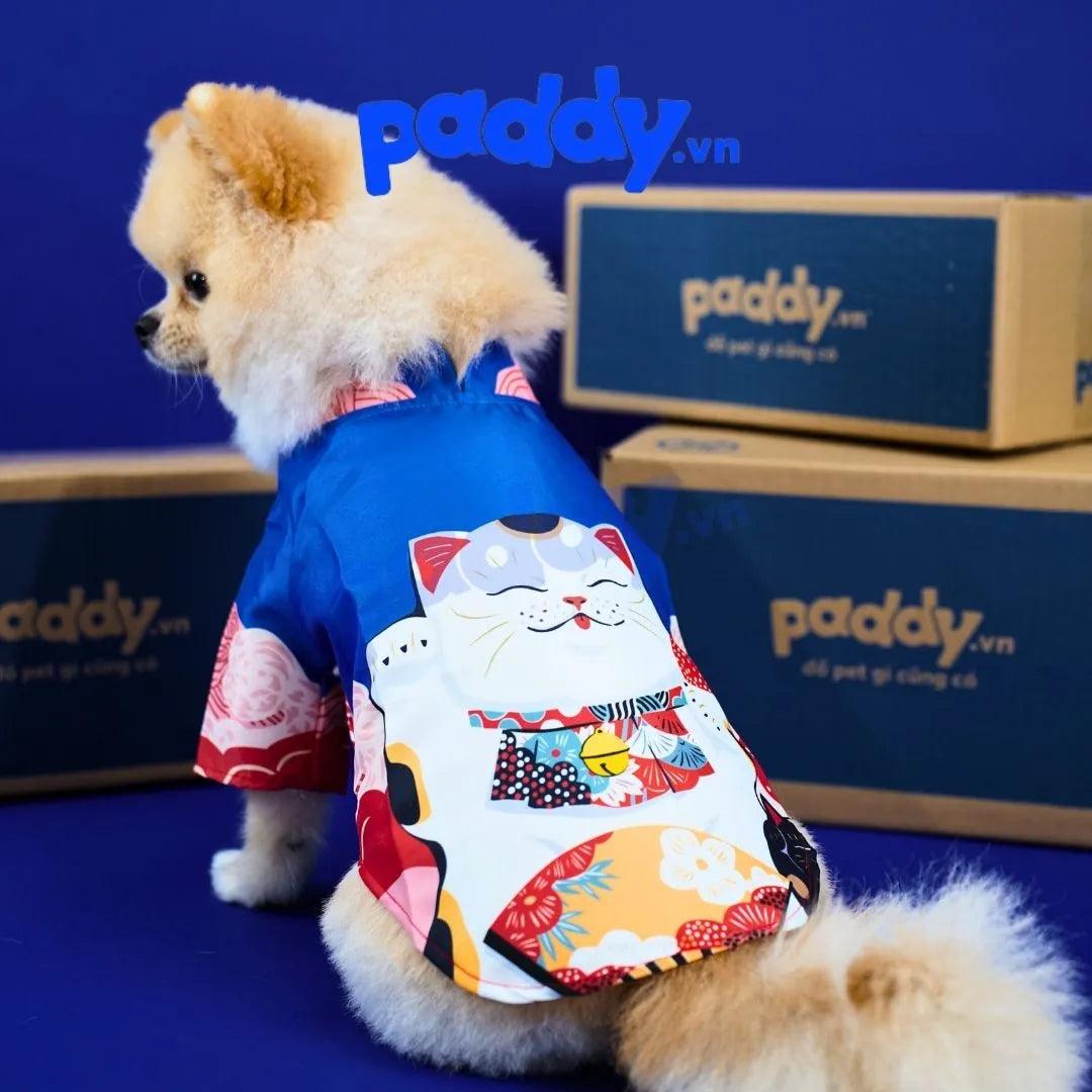 Phụ Kiện Thú Cưng Áo Dài Tết Lucky Cat Cho Chó Mèo - Paddy Pet Shop