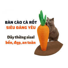 Bàn Cào Móng Mèo FOFOS Hình Trụ Cà Rốt - Paddy Pet Shop