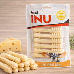 Bánh Thưởng Cho Chó INU Fonti Xương Gặm Bàn Chải 90g