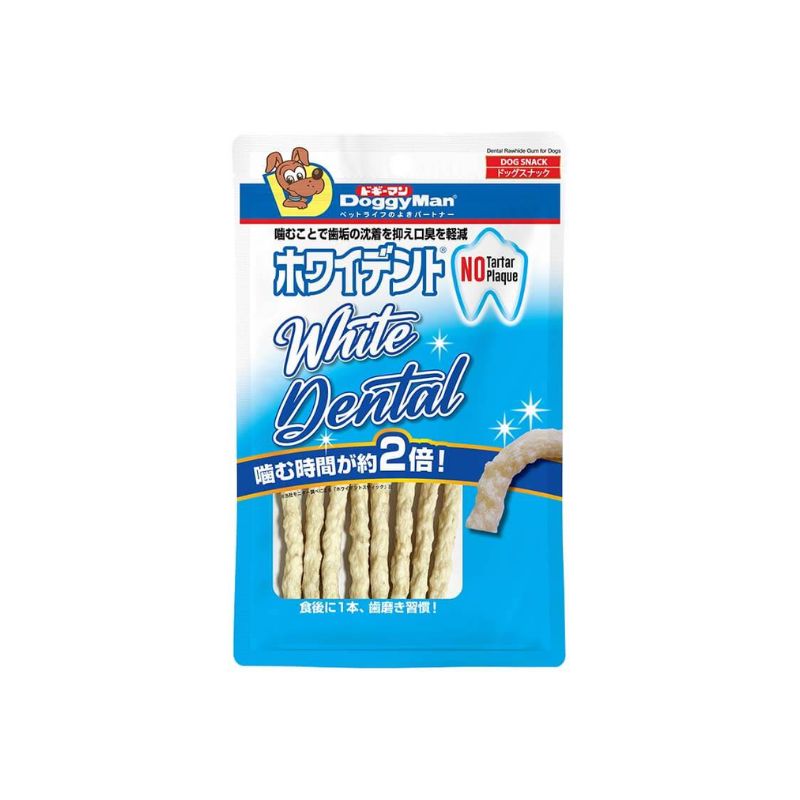 Bánh Thưởng Cho Chó Que Dai Da Bò Doggyman White Dental 120g
