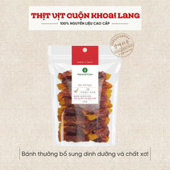 Bánh Thưởng Cho Chó Thịt Cuộn Khoai Lang Natural Core