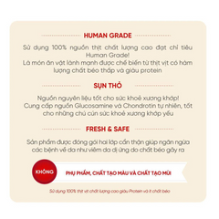 Bánh Thưởng Cho Chó Thịt Cuộn Sụn Thỏ Natural Core