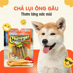 Bánh Thưởng Cho Chó Xương Cuốn Thịt Gà DoggyMan 100g (10 cây)