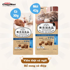 Snack Mèo Viên Cá Ngừ Tiêu Búi Lông CattyMan 30g