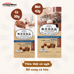 Snack Mèo Viên Cá Ngừ Tiêu Búi Lông CattyMan 30g