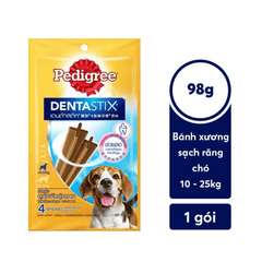 Bánh Xương Sạch Răng Cho Chó 10-25kg Pedigree Dentastix 98g - Paddy Pet Shop