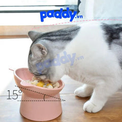 Bát Ăn Cho Chó Mèo Chống Gù Hình Tai Mèo Pet Cute - Paddy Pet Shop