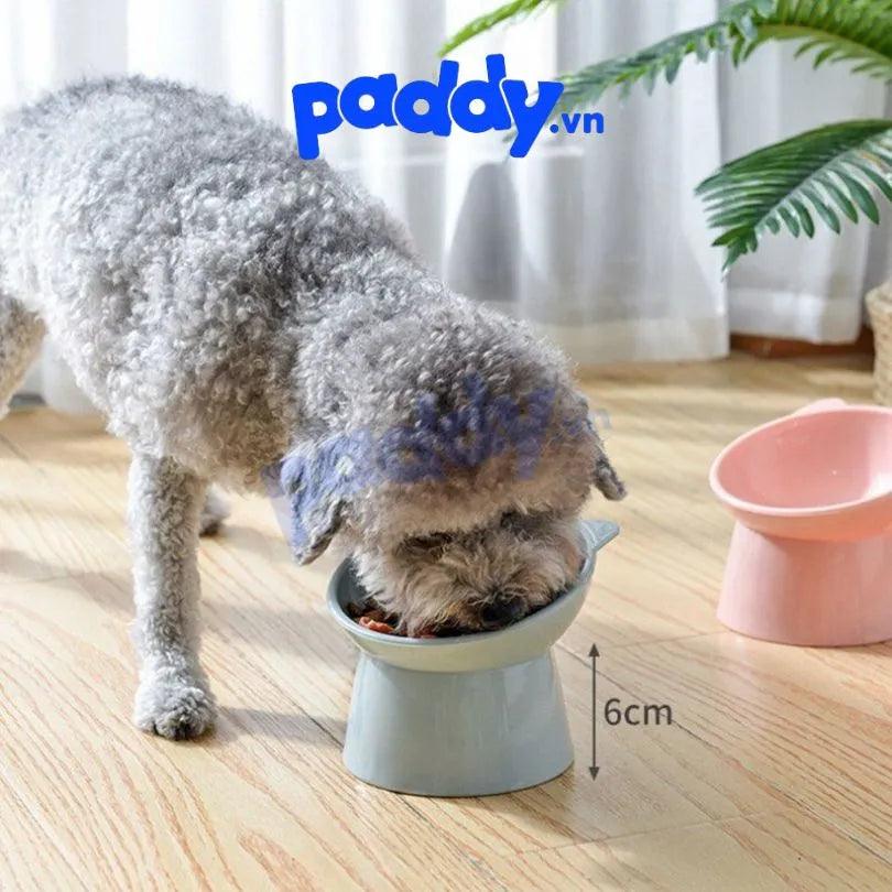 Bát Ăn Cho Chó Mèo Chống Gù Hình Tai Mèo Pet Cute - Paddy Pet Shop