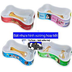 Bát Ăn Cho Chó Mèo Bằng Nhựa Nhiều Kiểu Dáng