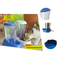 Bát Ăn Uống Tự Động Cho Chó Mèo Nadir, Zenith 3L