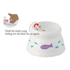 Bát Ăn Cho Chó Mèo Đế Cao Richell