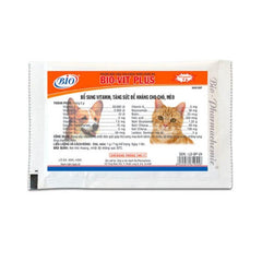 Bột Bio Vit Plus Bổ Sung Vitamin Tăng Đề Kháng Chó Mèo (Gói 5g) - Paddy Pet Shop