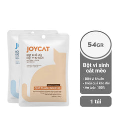 Bột Vi Sinh Khử Mùi Cho Chó Mèo Joycat 54g