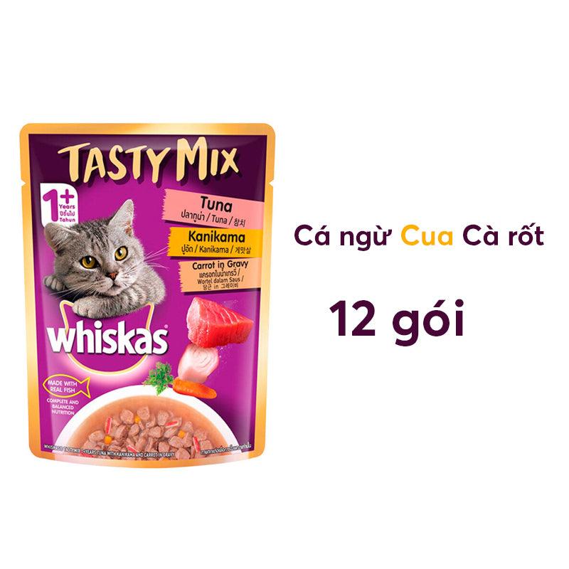 Pate Mèo Trưởng Thành Whiskas Tasty Mix 70g - Paddy Pet Shop