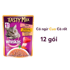 Pate Mèo Trưởng Thành Whiskas Tasty Mix 70g - Paddy Pet Shop