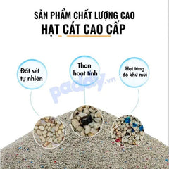 Cát Mèo Đất Sét Đá Khoáng Núi Lửa Hysen Clean 4kg - Paddy Pet Shop