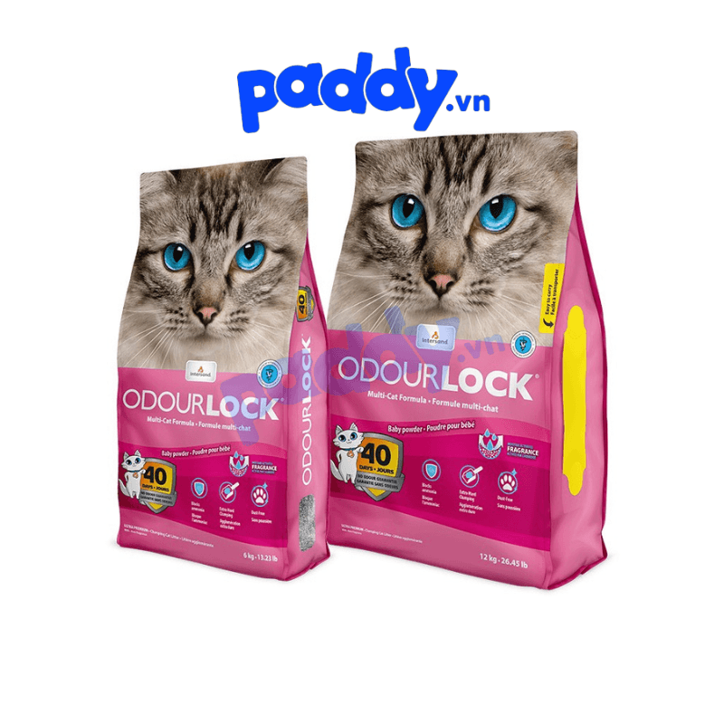 Cát Đất Sét Mèo Cao Cấp Odourlock (Canada) - Paddy Pet Shop