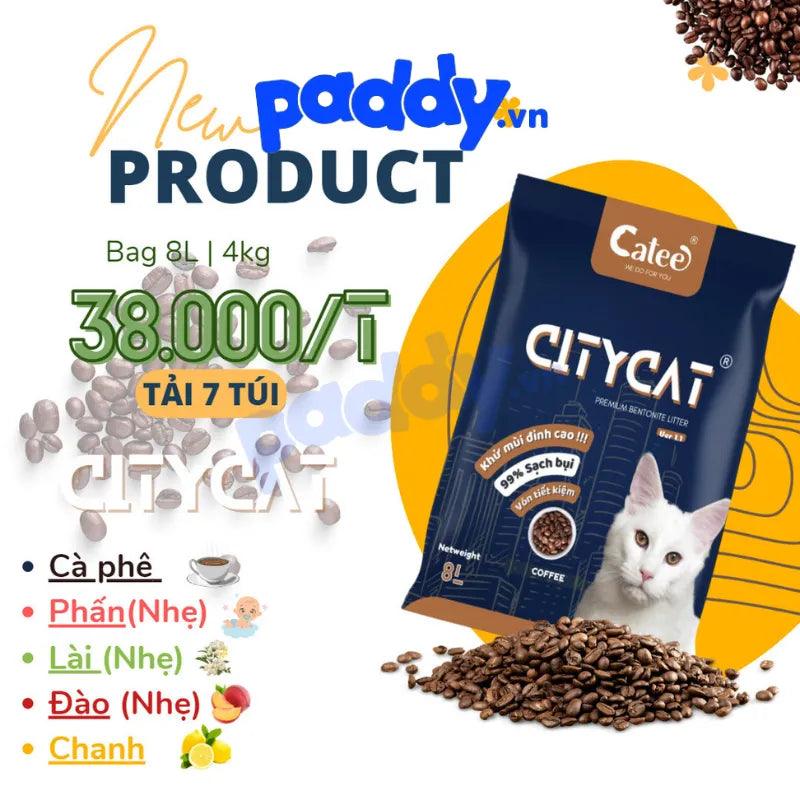 Cát Đất Sét Mèo City Cat 4kg - Paddy Pet Shop