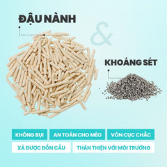 Cát Đậu Nành Cho Mèo ON25 Mixed Tofu