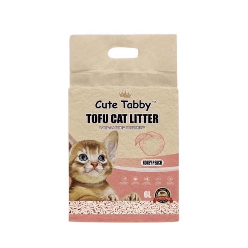 Cát Vệ Sinh Mèo Đậu Nành Tabby Tofu Siêu Hút Mùi & Tiết Kiệm (6L) - Paddy Pet Shop