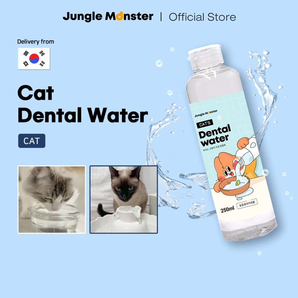 Nước Vệ Sinh Răng Miệng Cho Chó Mèo Jungle Monster Dental Water 250ml