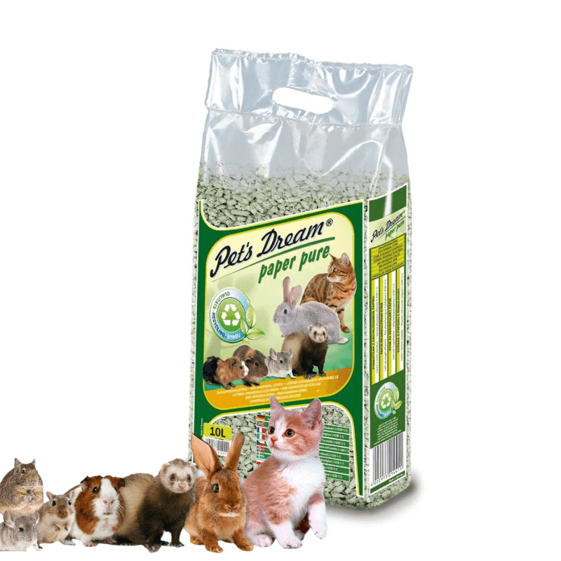 Cát Giấy Cho Mèo & Thú Nhỏ Cat's Best Pet's Dream Paper Pure 4.8kg (10L) - Paddy Pet Shop