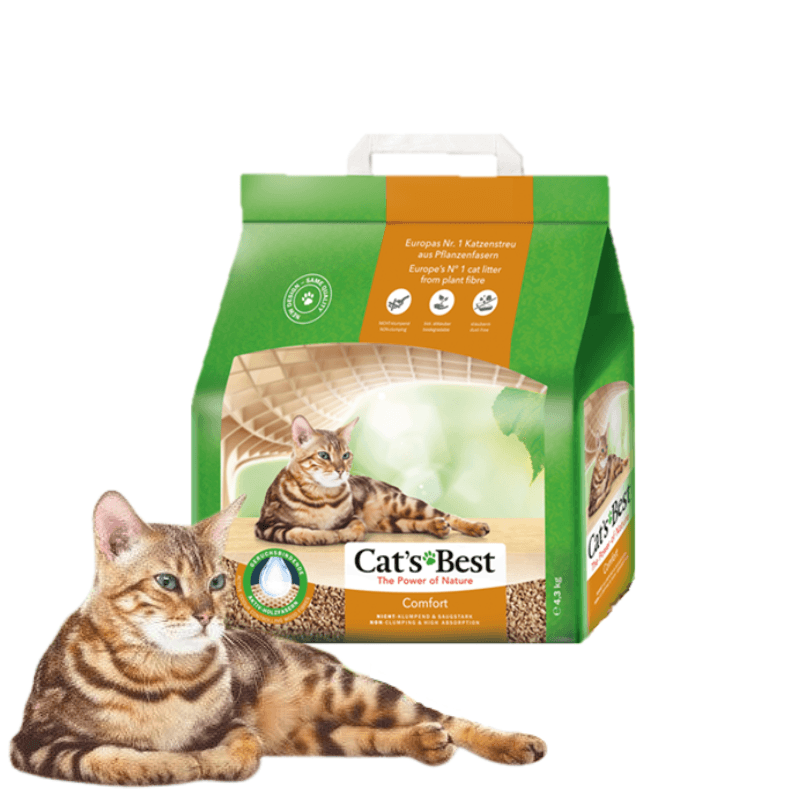 Cát Gỗ Cho Mèo Cat's Best COMFORT Không Vón 10L (4.3kg) - Paddy Pet Shop