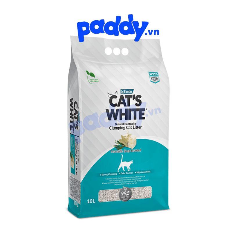 Cát Đất Sét Mèo Bentas Cat's White - Paddy Pet Shop