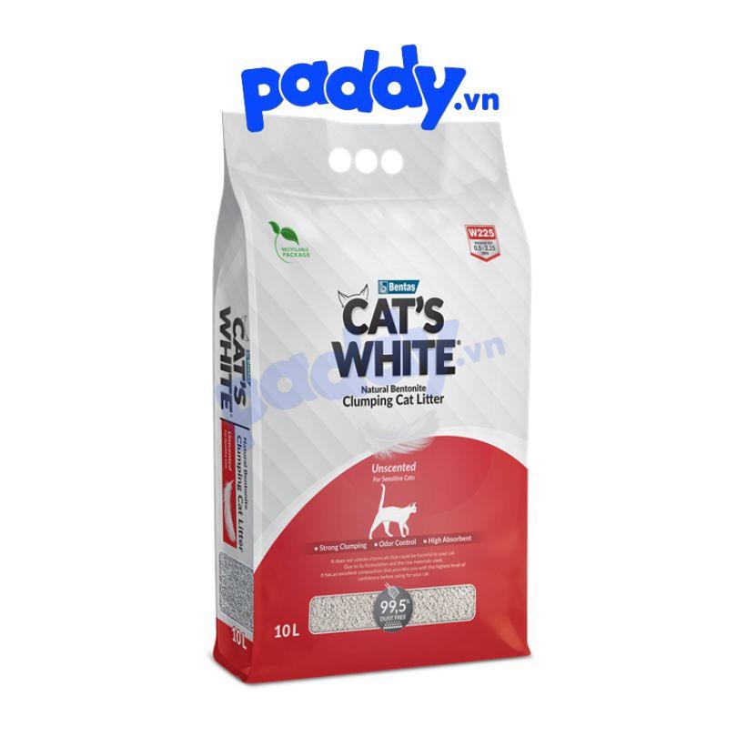 Cát Đất Sét Mèo Bentas Cat's White - Paddy Pet Shop