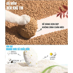 Cát Sắn Cho Mèo Purcats Miracle 2.5kg