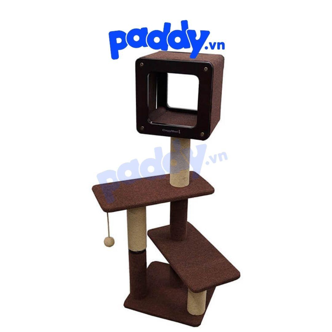 [120cm] Tháp Mèo Cào Móng Cattyman Cat Tree H120 - Paddy Pet Shop