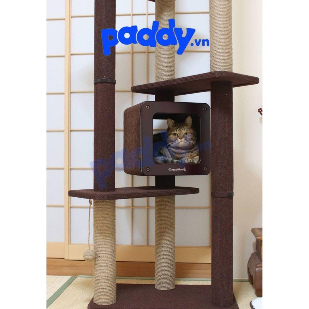 [230cm Double] Tháp Mèo Cào Móng Cattyman Cat Tree - Paddy Pet Shop