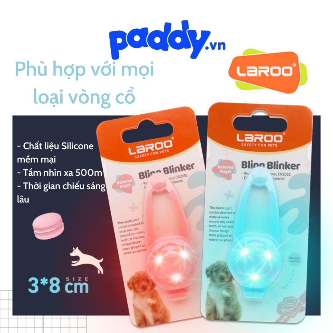 Đèn LED Rời Gắn Vòng Cổ Chó Mèo Laroo Blinker (Dùng Pin) - Paddy Pet Shop