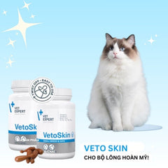 Viên Hỗ Trợ Điều Trị Bệnh Về Da Cho Chó Mèo Vet Expert VetoSkin