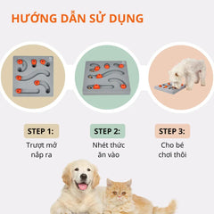 Đồ Chơi Cho Chó Khay Đựng Thức Ăn Phát Triển Trí Não FOFOS - Paddy Pet Shop