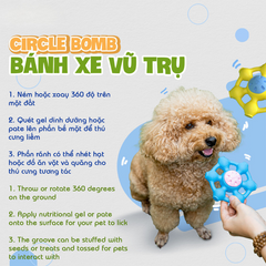 Đồ Chơi Cho Chó Cao Su Pupdy Bánh Xe Vũ Trụ