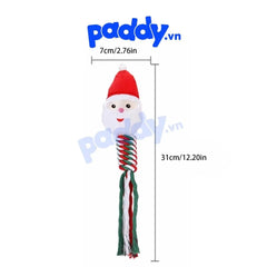 Đồ Chơi Cho Chó Thú Bông Bện Thừng Noel - Paddy Pet Shop