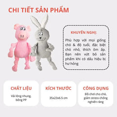 Đồ Chơi Cho Chó Thú Bông Hình Động Vật FOFOS - Paddy Pet Shop