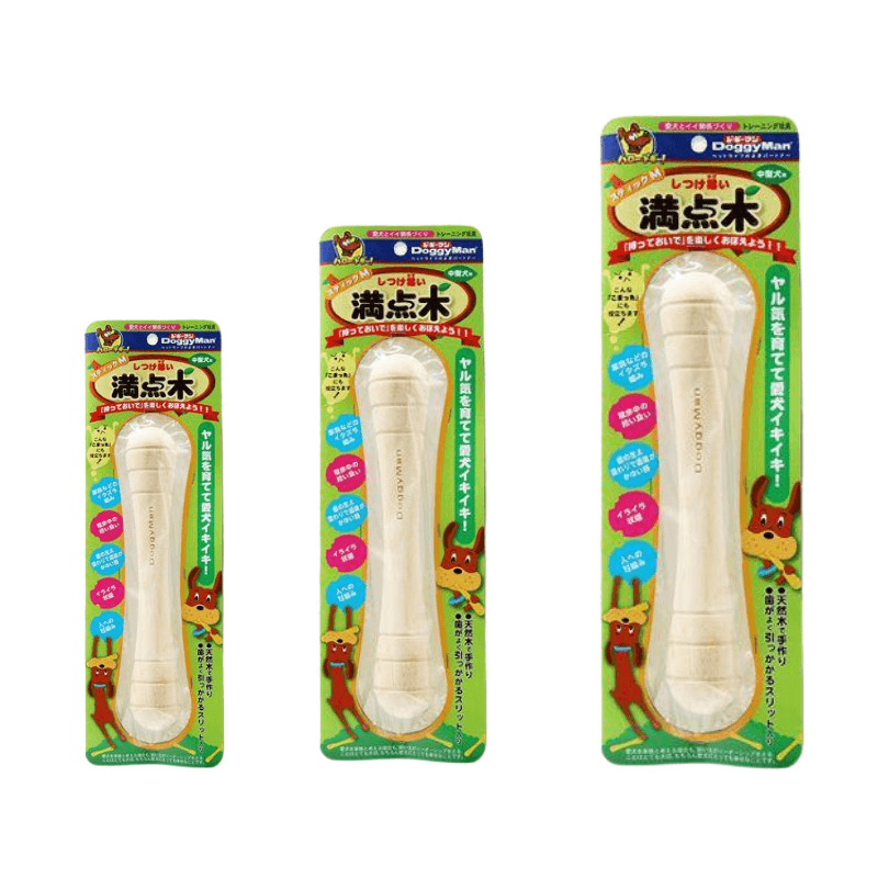 Đồ Chơi Cho Chó Xương Gỗ Đầu Tròn DoggyMan Giảm Ngứa Răng & Huấn Luyện Chó