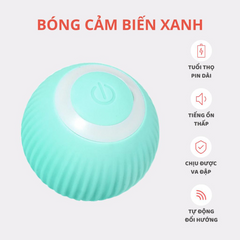 Đồ Chơi Chó Mèo Banh Cảm Biến Tự Động PetQ