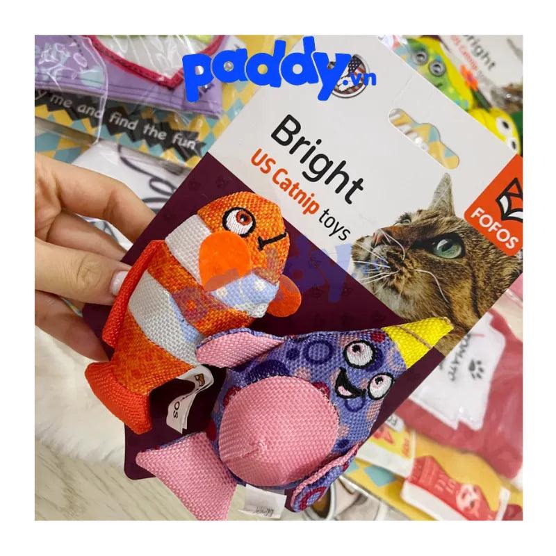 Đồ Chơi Cho Mèo Set 2 Cá Nemo Catnip FOFOS - Paddy Pet Shop